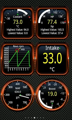 Torque Pro (OBD2 / voiture) screenshot