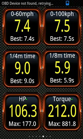 Torque Pro (OBD2 / voiture) screenshot