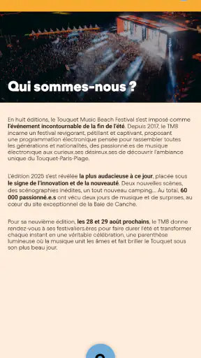 Touquet Music Beach Festival screenshot