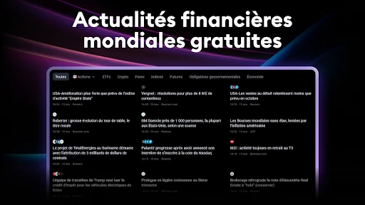 TradingView - Bourse et crypto screenshot