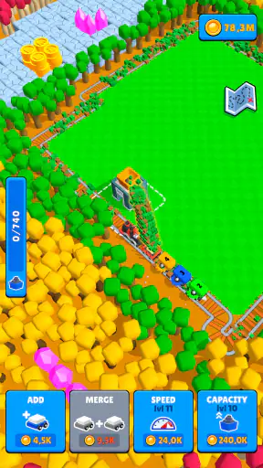 Train Miner: Jeu Ferroviaire screenshot