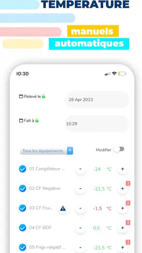 traqfood HACCP : Hygiène & T°C screenshot