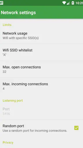 tTorrent screenshot