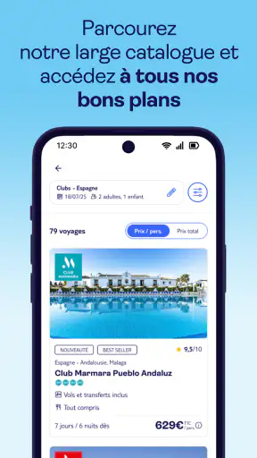 TUI France : Clubs et Voyages screenshot