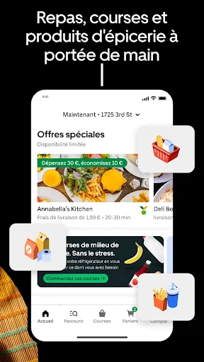Uber Eats: Livraison de repas screenshot