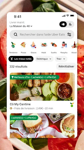 Uber Eats: Livraison de repas screenshot