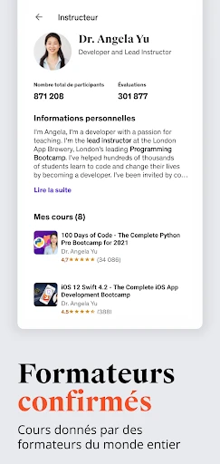 Udemy - Cours en ligne screenshot