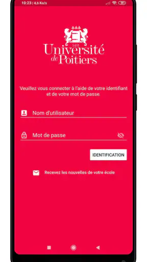 UnivPoitiers screenshot