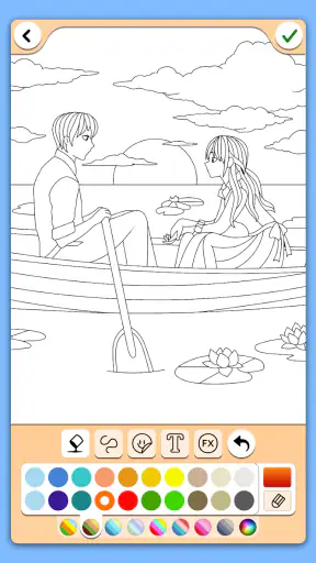 Valentin coloration d'amour screenshot