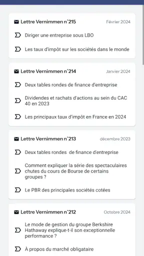 Vernimmen Finance d'Entreprise screenshot