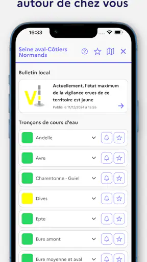 Vigicrues screenshot