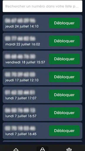 Vigiphone screenshot