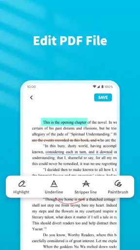 Visionneuse et scanner PDF screenshot