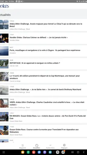 Voiles et Voiliers screenshot