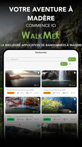 WalkMe | Randonnée à Madère screenshot