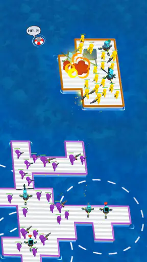 War of Rafts : Bataille Navale screenshot