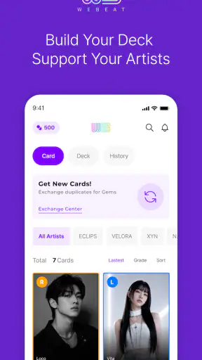WeBeat Artists screenshot
