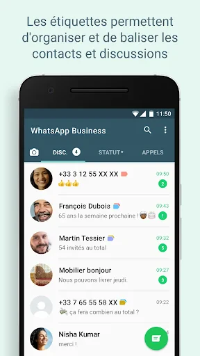 WhatsApp Business screenshot