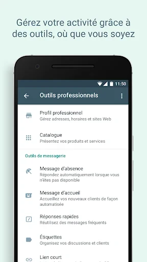 WhatsApp Business screenshot