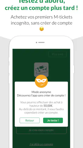Wop m-ticket screenshot
