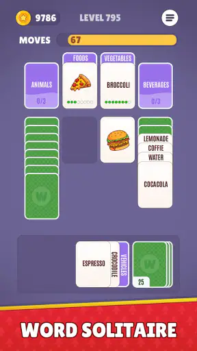 Word Solitaire: Associer screenshot