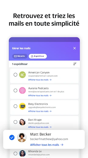 Yahoo Mail : votre boîte email screenshot