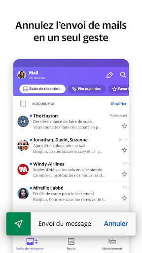 Yahoo Mail : votre boîte email screenshot