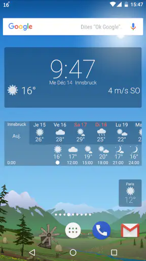 YoWindow Météo - Illimité screenshot