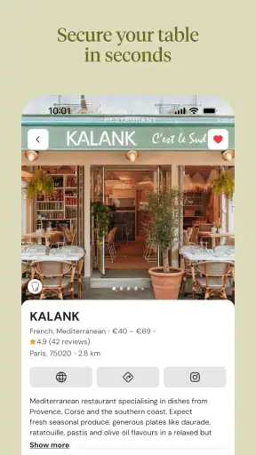 Zenchef screenshot