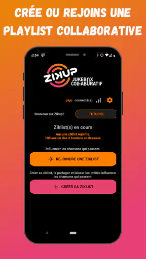 ZIKUP  playlist collaborative screenshot