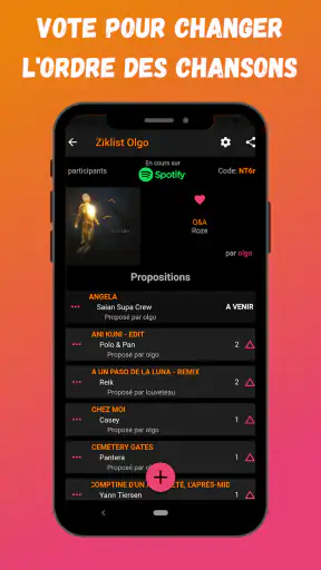 ZIKUP  playlist collaborative screenshot