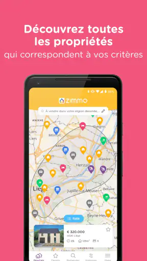 Zimmo: Immo à vendre & à louer screenshot