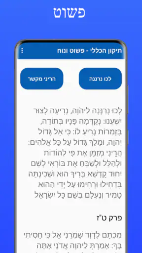 תיקון הכללי - פשוט ונוח screenshot