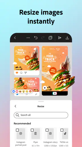 Adobe Express: AI Photo, Video screenshot