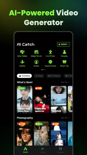 AI Catch: מחולל וידאו ב‑AI screenshot
