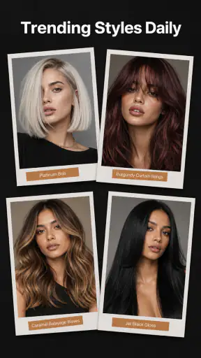 AI Hairstyle Try On & Color screenshot