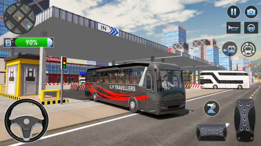 Bus Simulator : 3D Bus Games screenshot
