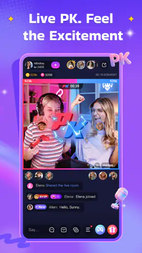 BuzzCast - שידורים וצ'אט screenshot