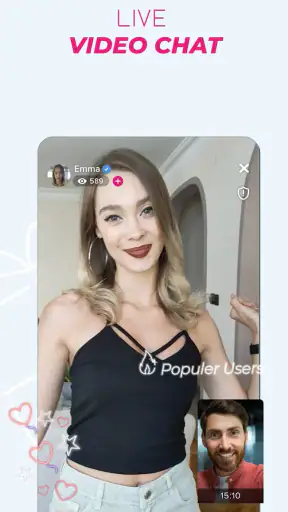 Cafe - וידאו צ'אט חי screenshot
