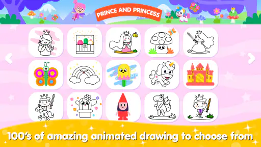 Coloring and Drawing For Girls screenshot