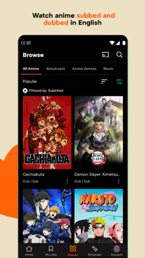 Crunchyroll: Anime Streaming screenshot