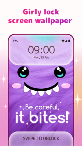 Cute Lock Screen & Wallpapers screenshot