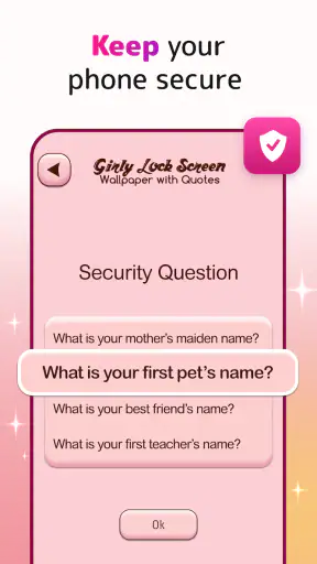 Cute Lock Screen & Wallpapers screenshot