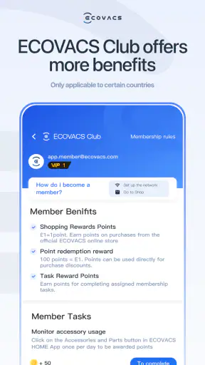 ECOVACS HOME screenshot