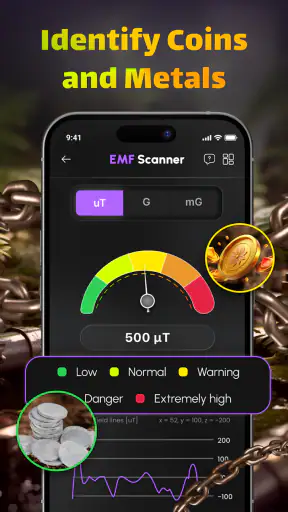 EMF Detector - Smart Sensor screenshot