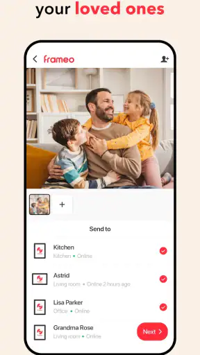 Frameo: שתף במסגרות תמונה screenshot