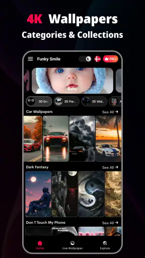 Funky Wallpaper–HD Background screenshot