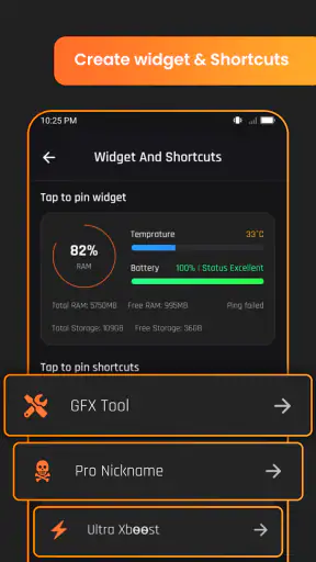 Game booster GFX Fire Fix screenshot