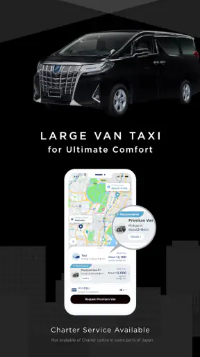 GO / Taxi app for Japan visit screenshot