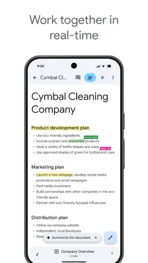 Google Docs screenshot